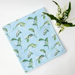 Hot Mrs. Alice Blue Lily Of The Valley Tablecloth