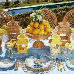 Mrs. Alice Blue Matilde Dinner & Starter Plates (Set Of 8)