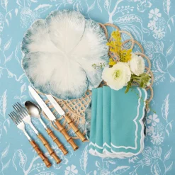 Clearance Mrs. Alice Blue Matilde Dinner Plates (Set Of 4)