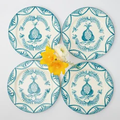 Mrs. Alice Blue Melograno Dinner Plates (Set Of 4)