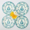 New Mrs. Alice Blue Melograno Dinner Plates (Set Of 4)