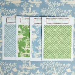 Best Mrs. Alice Blue Pagoda Garden Fabric