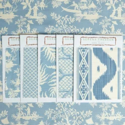 Best Mrs. Alice Blue Pagoda Garden Fabric