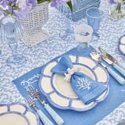 Discount Mrs. Alice Blue Petal Bamboo Dinner Plate