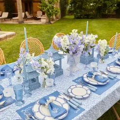 Sale Mrs. Alice Blue Petal Bamboo Dinner Plate (Set Of 4)