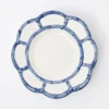 Clearance Mrs. Alice Blue Petal Bamboo Dinner Plate