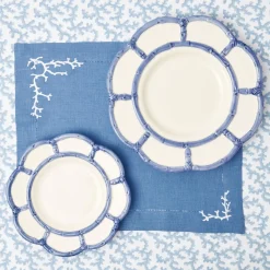 Discount Mrs. Alice Blue Petal Bamboo Starter Plate