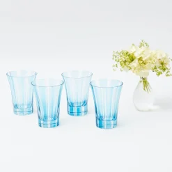 Outlet Mrs. Alice Blue Positano Glasses (Set Of 4)