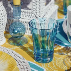 Outlet Mrs. Alice Blue Positano Glasses (Set Of 4)