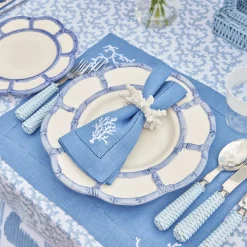 Clearance Mrs. Alice Blue Rattan Cutlery (5 Piece)