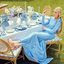 Clearance Mrs. Alice Blue Rattan Cutlery (5 Piece)