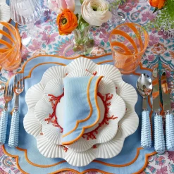 Mrs. Alice Blue Rattan Cutlery (5 Piece)