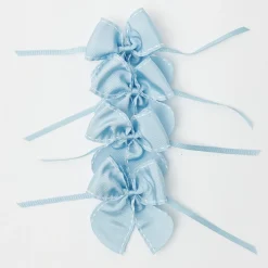 New Mrs. Alice Blue Saddle Stitch Napkin Bows (Set Of 4)