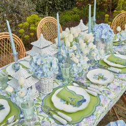 Outlet Mrs. Alice Blue Tulip Dinner & Starter Plates (Set Of 8)