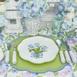 Outlet Mrs. Alice Blue Tulip Dinner & Starter Plates (Set Of 8)