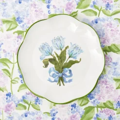 Discount Mrs. Alice Blue Tulip Dinner Plates (Set Of 4)