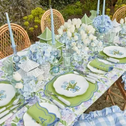 Mrs. Alice Blue Tulip Dinner Plates (Set Of 4)