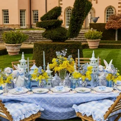 Mrs. Alice Blue Tulip Dinner Plates (Set Of 4)