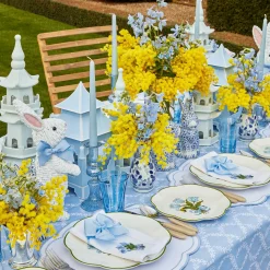 Online Mrs. Alice Blue Tulip Starter Plates (Set Of 4)