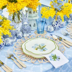 Online Mrs. Alice Blue Tulip Starter Plates (Set Of 4)
