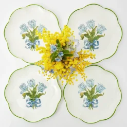 Sale Mrs. Alice Blue Tulip Starter Plates (Set Of 4)