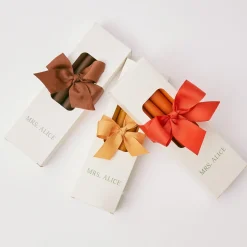 Hot Mrs. Alice Burnt Orange Candles (Set Of 8)