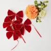 Mrs. Alice Burnt Orange Napkin Bows (Set Of 4)