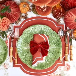 Mrs. Alice Burnt Orange Napkin Bows (Set Of 4)
