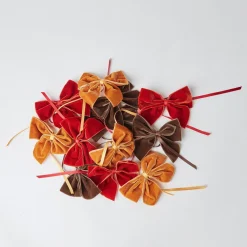 Mrs. Alice Burnt Orange Napkin Bows (Set Of 4)