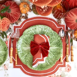 New Mrs. Alice Burnt Orange Napkins (Set Of 4)