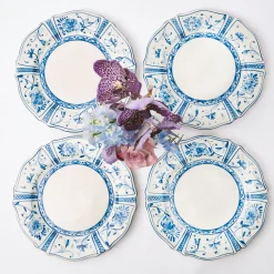 Best Mrs. Alice Cadiz Hand Painted Dinner Plates (Set Of 4)
