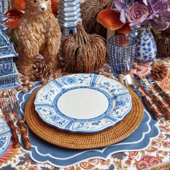 New Mrs. Alice Cadiz Hand Painted Dinner Plates (Set Of 4)