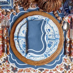 Outlet Mrs. Alice Cadiz Hand Painted Starter Plates (Set Of 4)