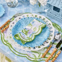 Mrs. Alice Camilla Hydrangea Placemats & Napkins (Set Of 4)