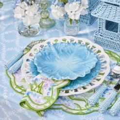 Mrs. Alice Camilla Hydrangea Placemats & Napkins (Set Of 4)