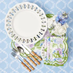 Mrs. Alice Camilla Hydrangea Placemats & Napkins (Set Of 4)