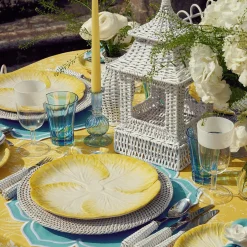 New Mrs. Alice Camille Azure Candle Set (Yellow)