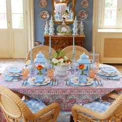 New Mrs. Alice Camille Azure Candle Set (Blue)