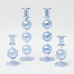 Online Mrs. Alice Camille Azure Candle Set (Blue)