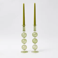 Best Mrs. Alice Camille Olive Candle Holder (Pair)