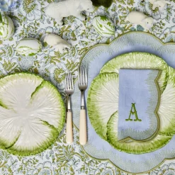 Best Mrs. Alice Capri Lettuce Dinner & Starter Plate (Set Of 8)