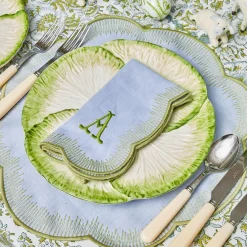 Outlet Mrs. Alice Capri Lettuce Dinner Plate (Set Of 4)
