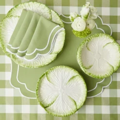 New Mrs. Alice Capri Lettuce Dinner Plate (Set Of 4)
