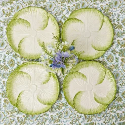 New Mrs. Alice Capri Lettuce Starter Plate (Set Of 4)