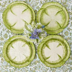 Mrs. Alice Capri Lettuce Starter Plate (Set Of 4)