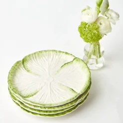 Mrs. Alice Capri Lettuce Starter Plate (Set Of 4)