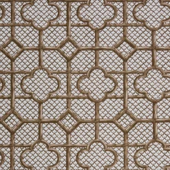 Discount Mrs. Alice Chestnut Brown Bamboo Trellis Fabric