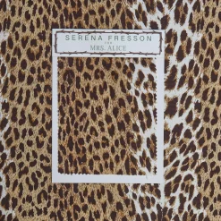 New Mrs. Alice Chestnut Brown Leopard Fabric