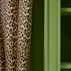 New Mrs. Alice Chestnut Brown Leopard Fabric