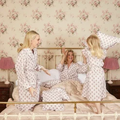 Mrs. Alice Children's Pink Bouquet Dressing Gown